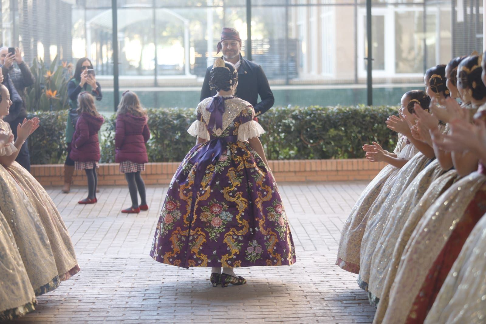 El espolín de Paula Nieto, Fallera Mayor Infantil