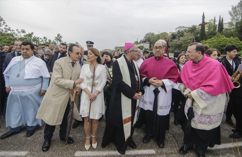 La procesión de Bajada de la Virgen de la Montaña, patrona de Cáceres