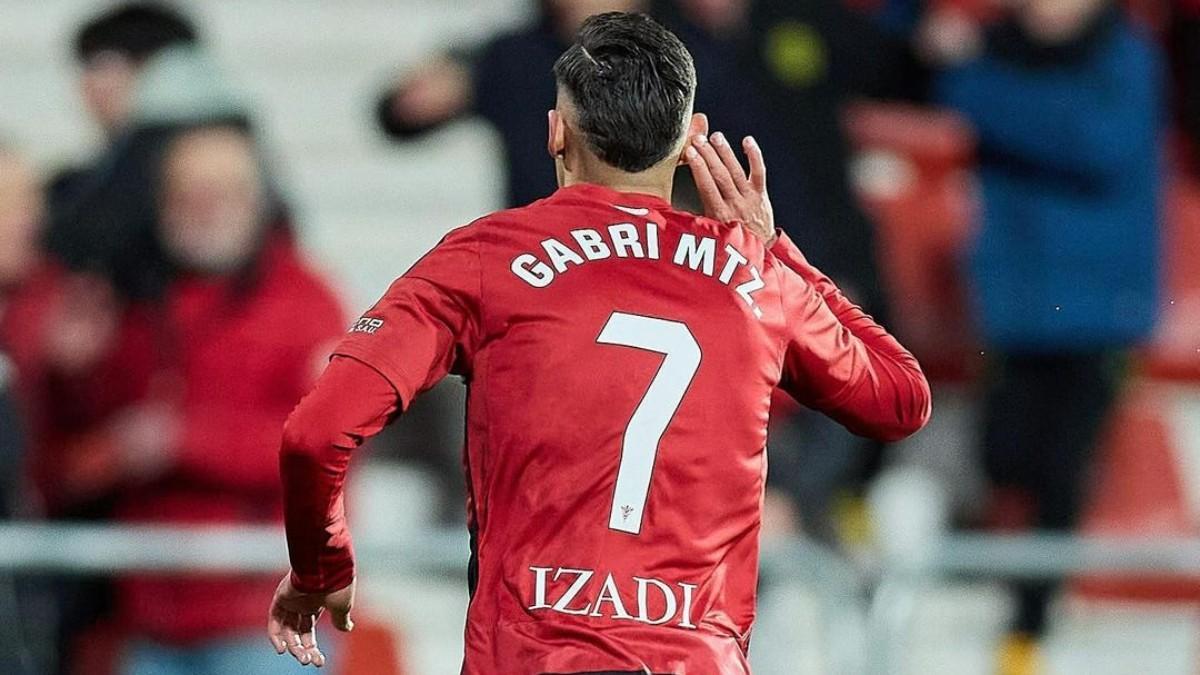 Gabri Martínez, jugador del Girona que ha estado cedido en el Mirandés