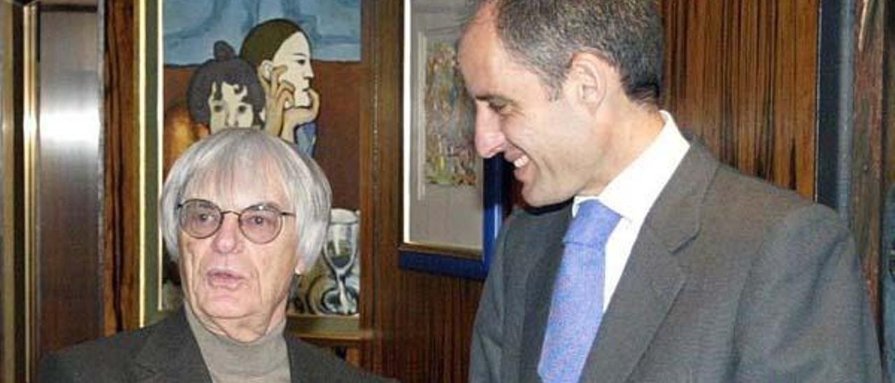 El TSJ tumba el recurso de Camps por Valmor y anima a la juez a citar a Ecclestone