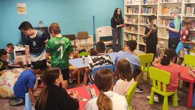 Los escolares disfrutaron de actividades durante la mañana.
