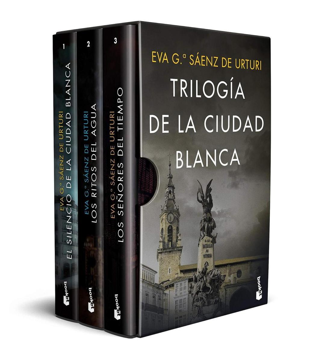 Estuche de la Trilogía de La ciudad blanca, de Eva García Sáenz de Urturi