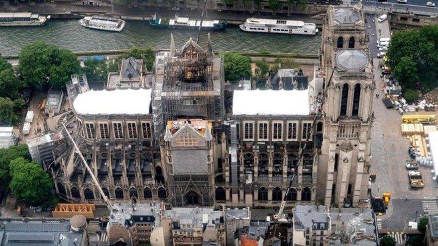 Suspendidas las obras de la catedral de Notre Dame por el coronavirus