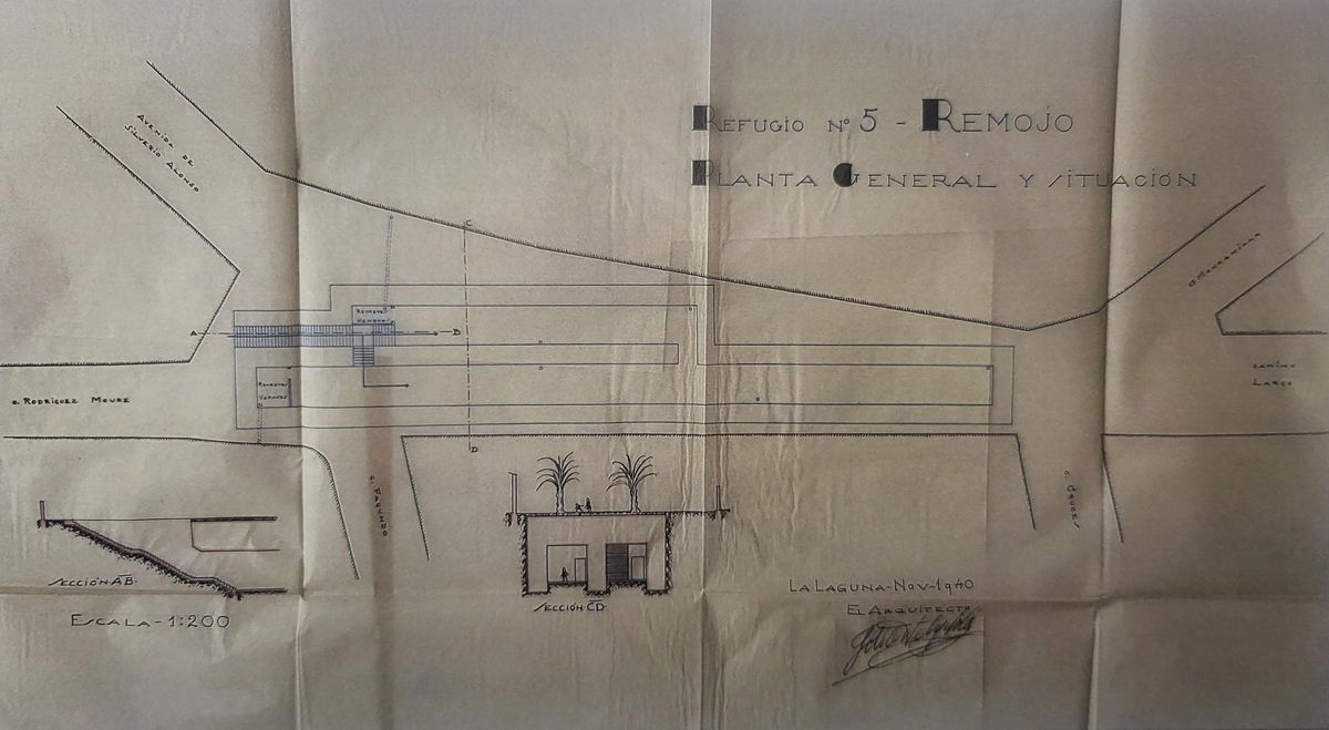 El espacio subterráneo de la calle El Remojo.