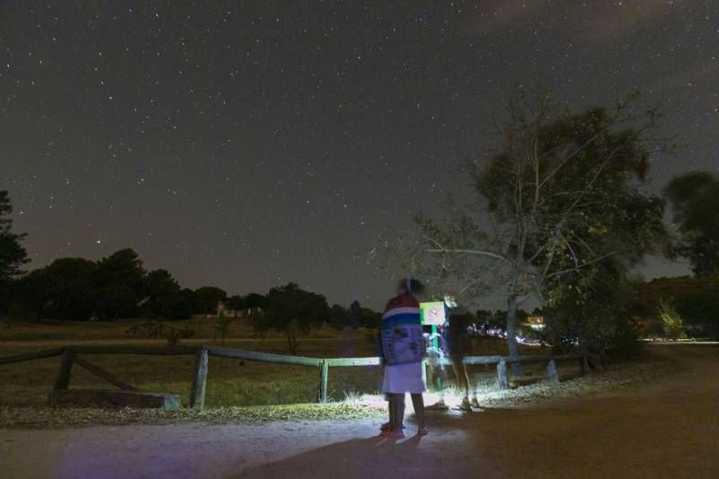 Una noche con las Perseidas en Sierra Morena