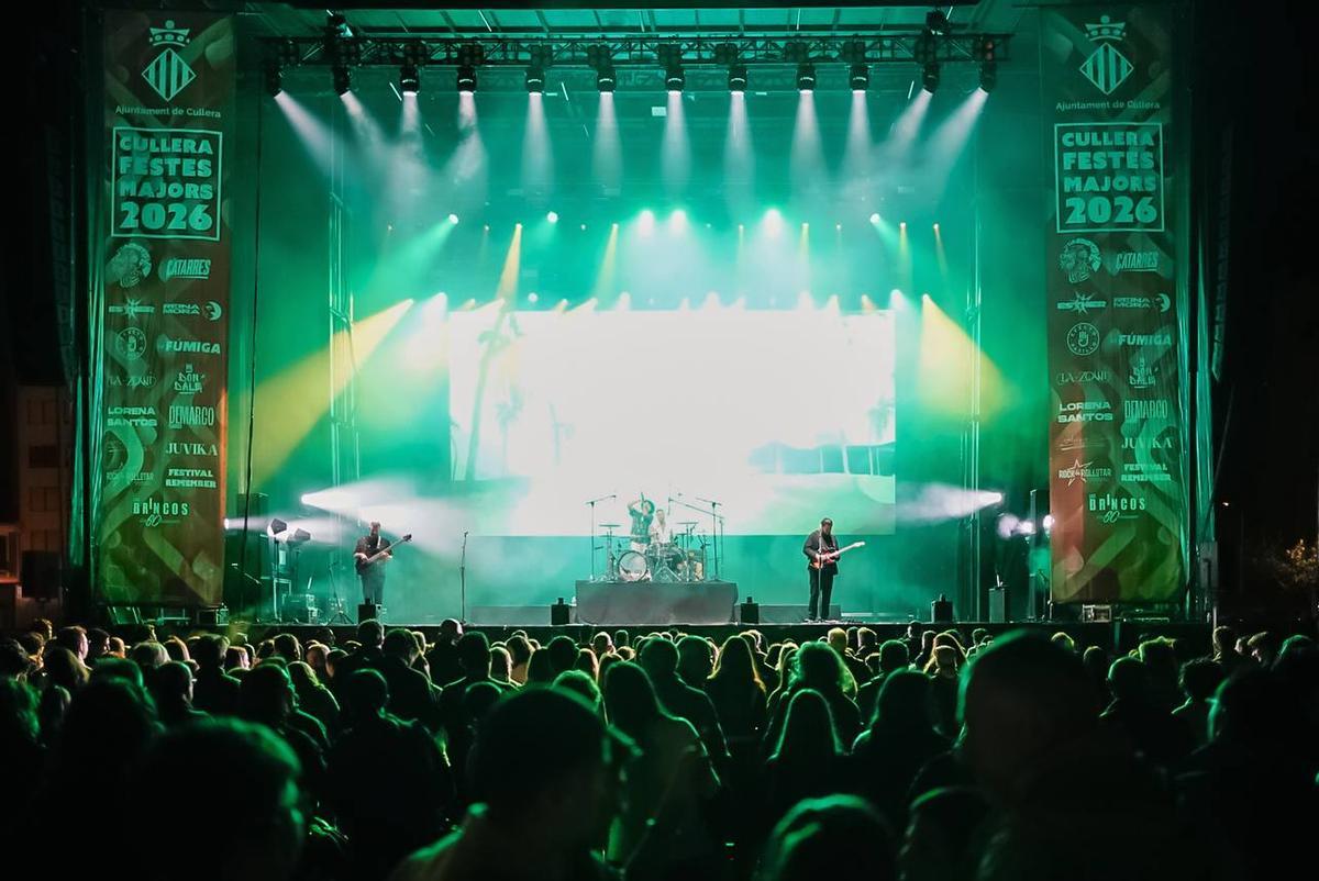 Uno de los conciertos de la programación de las fiestas de Cullera que se cierran el sábado.