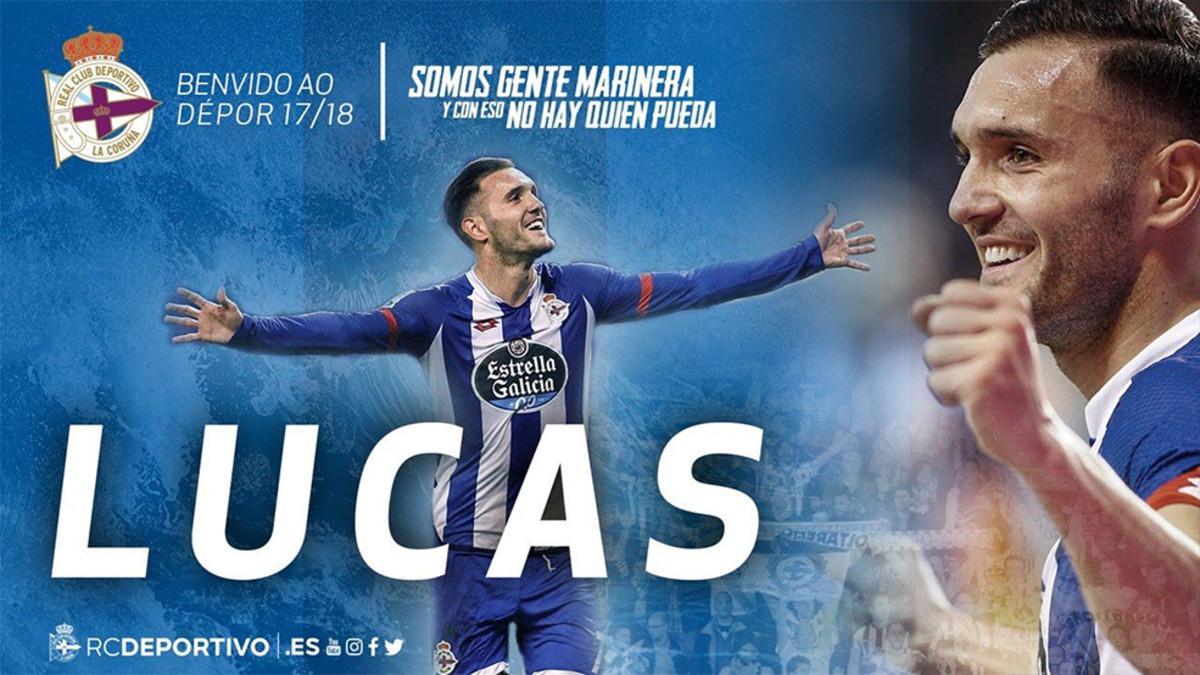 Lucas Pérez regresa al Depor un año después