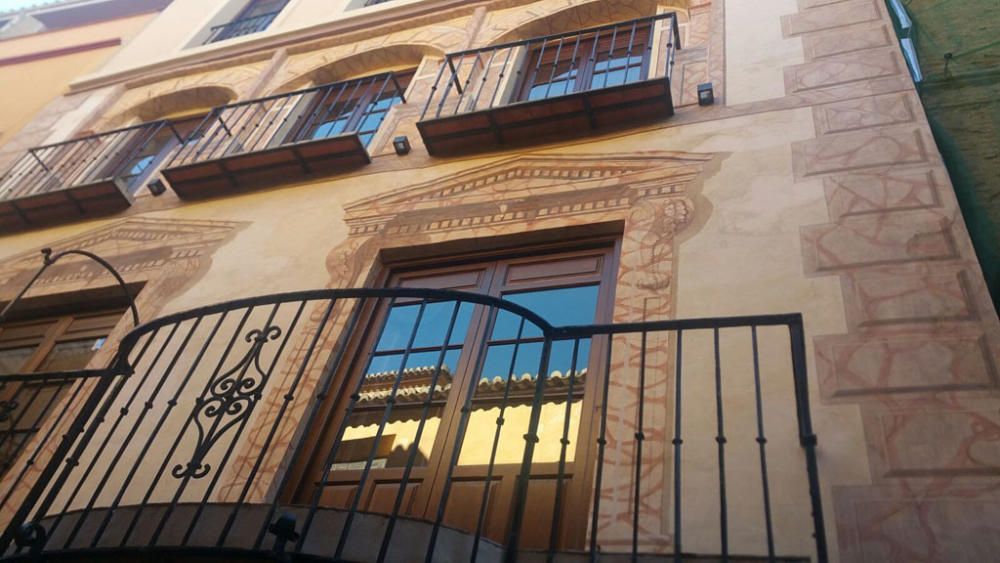 'Cinco bolas' de Simón Flynn, 'Casa del Obispo' de Nina Rodríguez y 'Torre de San Felipe' de Feliciano Ruy, ganadoras del Concurso Fotográfico'Pinturas Murales Barrocas" de Málaga Monumental