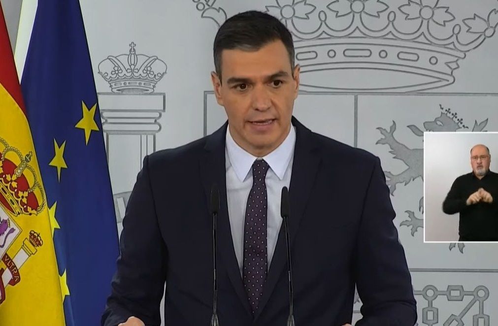 El presidente del Gobierno, Pedro Sánchez.