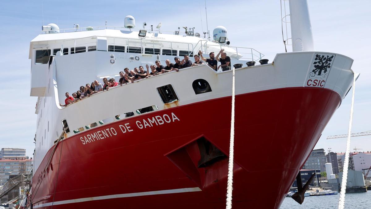 Vigo. Equipo del Sarmiento de Gamboa