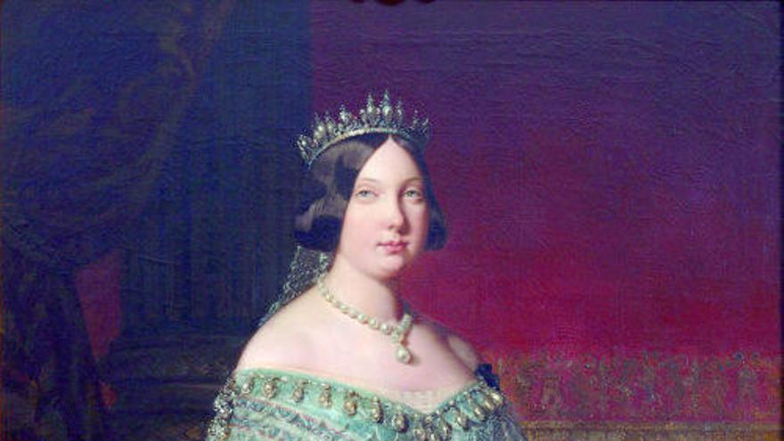 La reina Isabel II de Borbón.