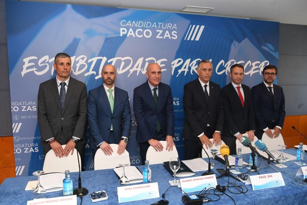 Paco Zas se presenta para presidir el Deportivo