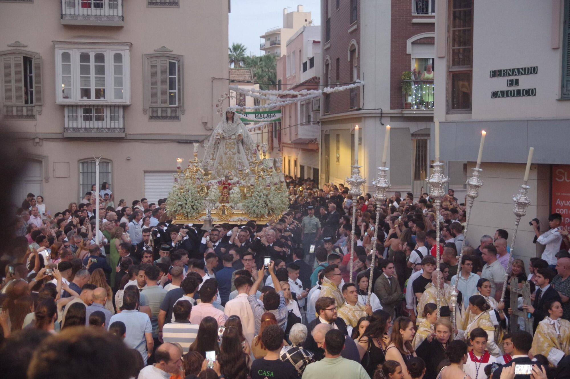 Procesión de Pentecostés de la Virgen del Rocío por la Victoria, 2025