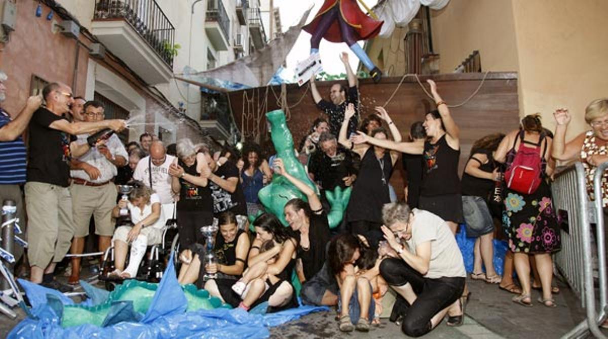 La comissió de festes de Gràcia ha entregat avui els premis als guanriments dels carrers.