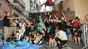 La comissió de festes de Gràcia ha entregat avui els premis als guanriments dels carrers.