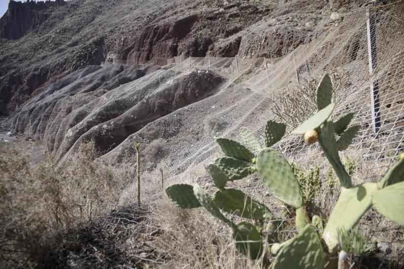 Zonas con riesgos de desprendimiento en Tenerife