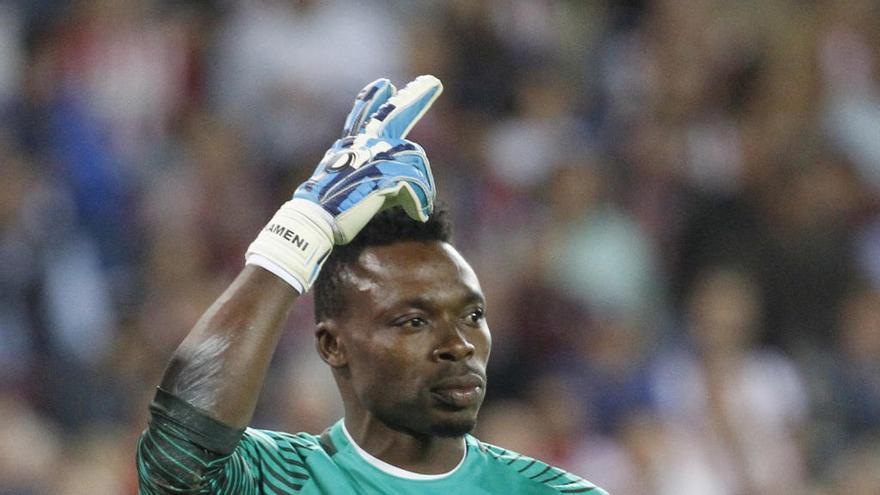 Carlos Kameni, portero del Málaga CF, ha sido fijo en la portería malaguista desde que se marchó Willy Caballero.