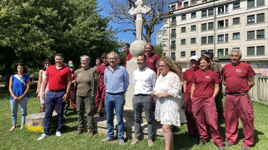 Participantes na inauguración de onte. | // FDV