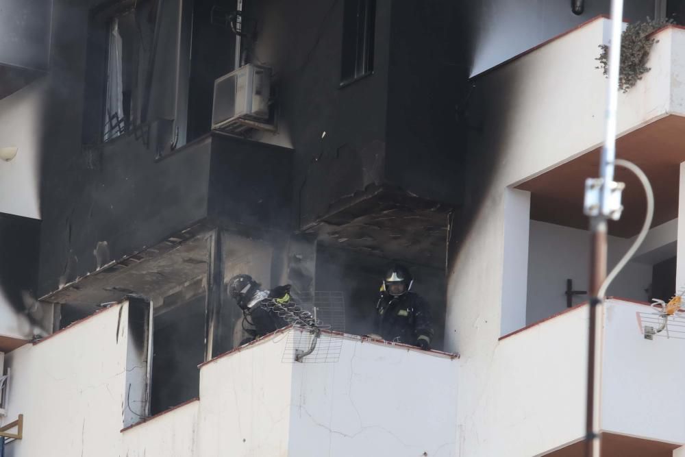 Incendio en Sant Antoni