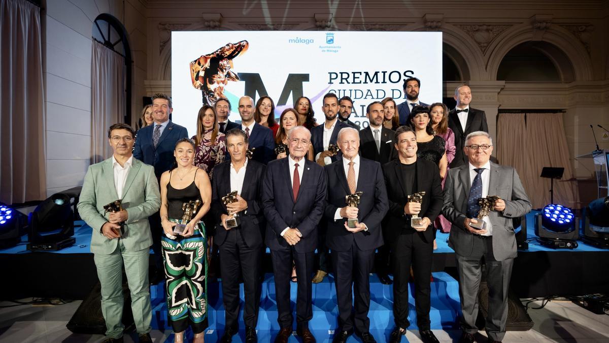 Entrega de los Premios Ciudad de Málaga 2023.