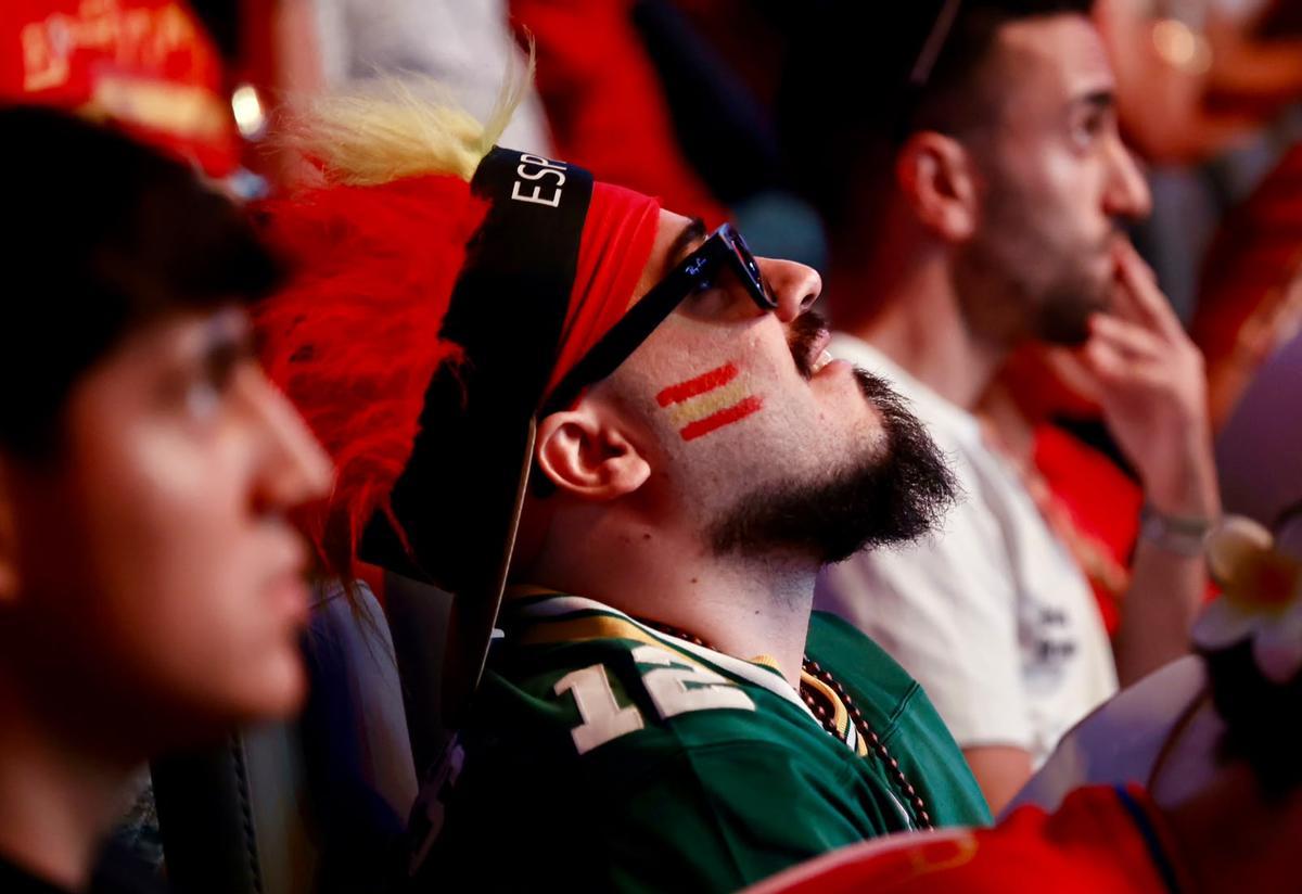 Así se ha vivido el Francia - España desde el Roig Arena