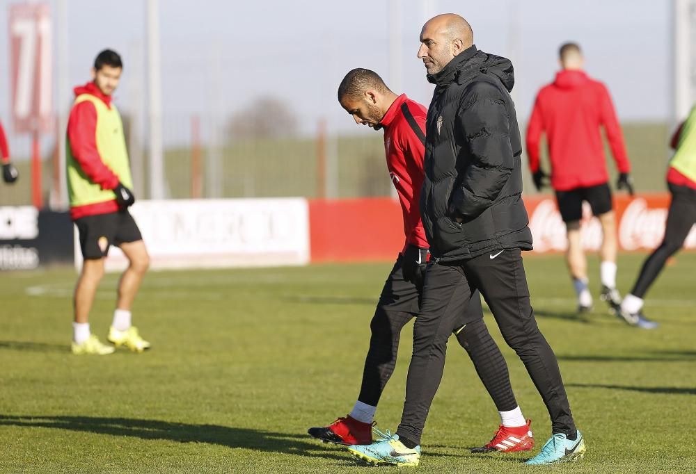 Entrenamiento del Sporting