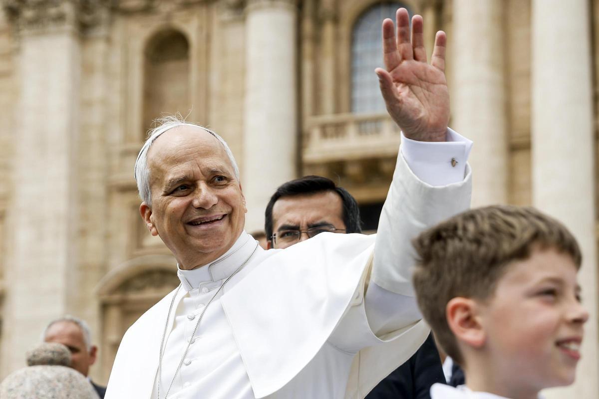 El papa León XIV, en el Vaticano.
