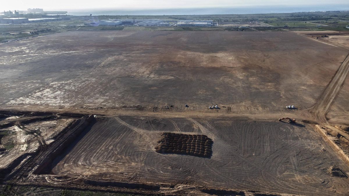 Terrenos en los que se está construyendo la gigafactoría de PowerCo