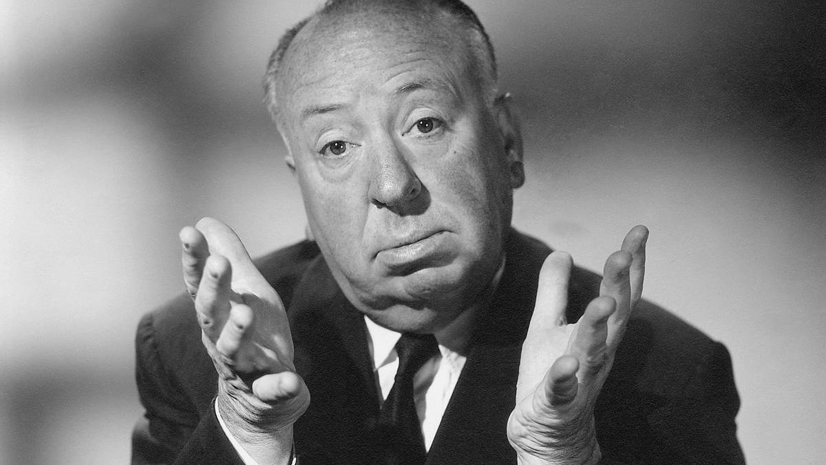 El cineasta Alfred Hitchcock.