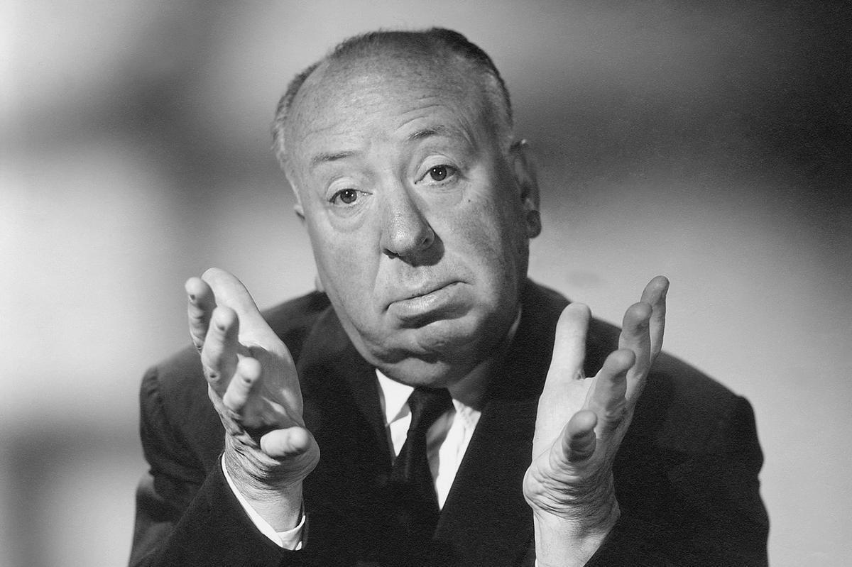 El cineasta Alfred Hitchcock.
