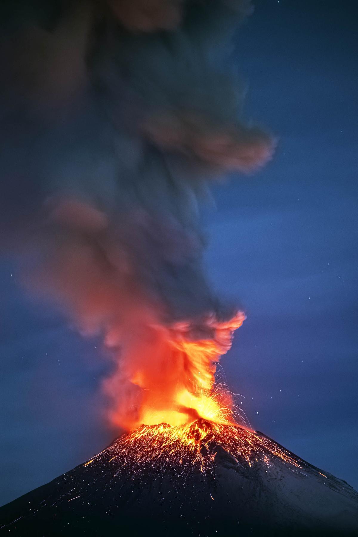 Alerta en México por la actividad del volcán Popocatepetl