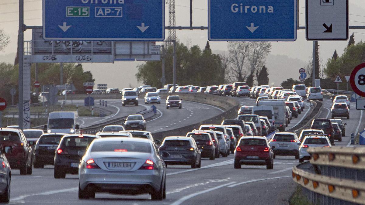 Tráfico en las carreteras catalanas