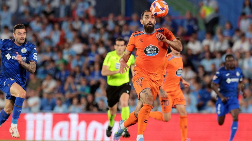 Borja Iglesias, durante su último partido con el Celta. | Marta G.Brea