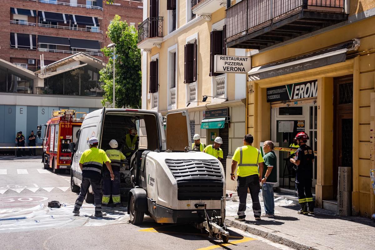Verona, es el restaurante pizzería donde ocurrió el socavón.