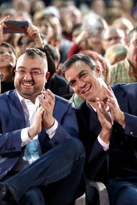 Mitin de Pedro Sánchez en Gijón