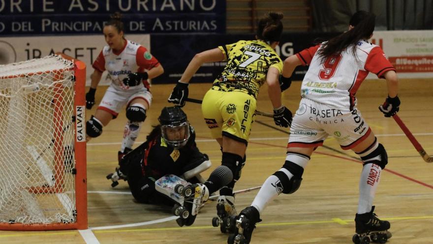 Fin a la gloriosa racha del Telecable Gijón de hockey sobre patines: El Vila-Sana y su portera pueden con las asturianas (1-3)