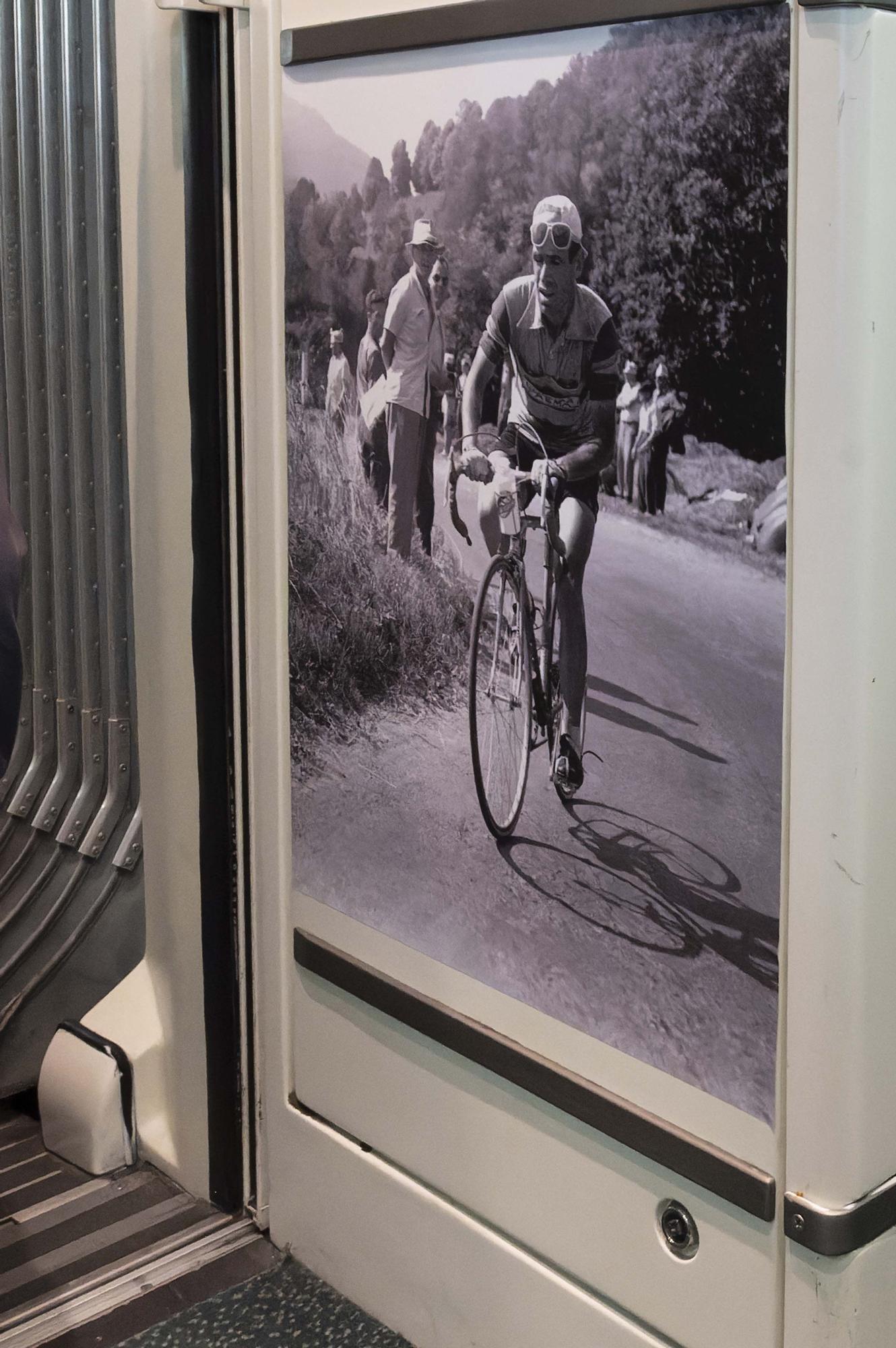 Renfe homenajea a los ciclistas españoles que hicieron historia en el Tour de Francia