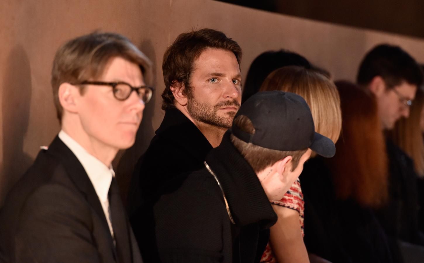 Bradley Cooper en el desfile de Givenchy en PFW