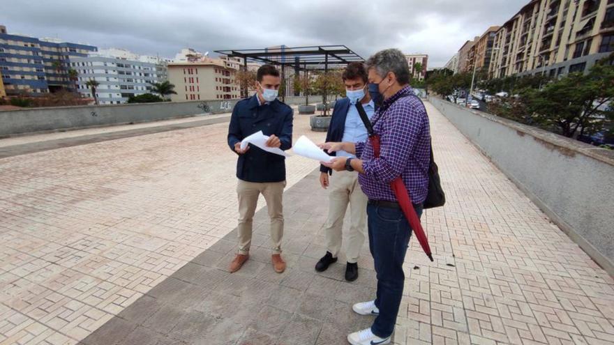 El Distrito Centro-Ifara instalará una cubierta en la plaza de Ramón y Cajal