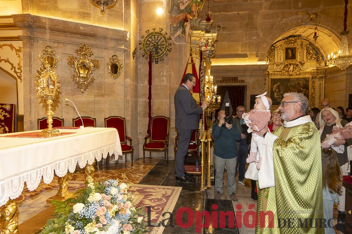 Presentación a la Vera Cruz de Caravaca de los niños nacidos en 2023