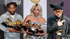 Los Grammy miden este domingo la hegemonía de Bad Bunny, Lady Gaga y Kendrick Lamar: