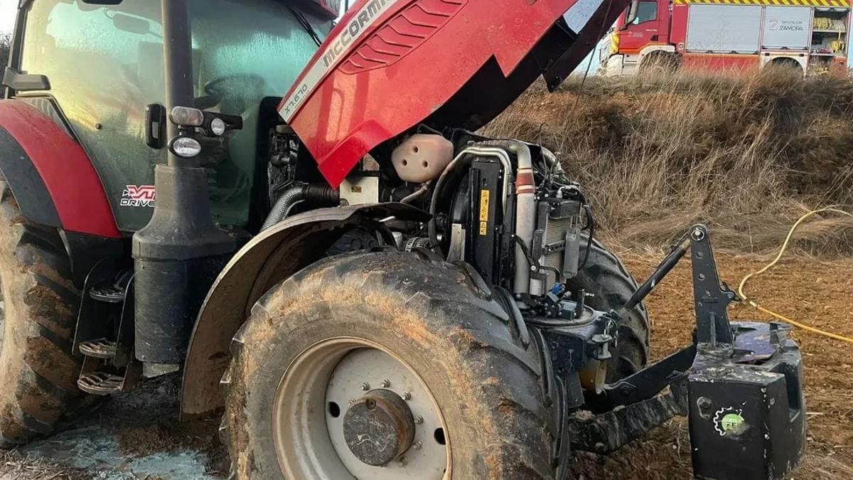 El incidente se produjo a las 17.30 horas en el término de Bretocino.