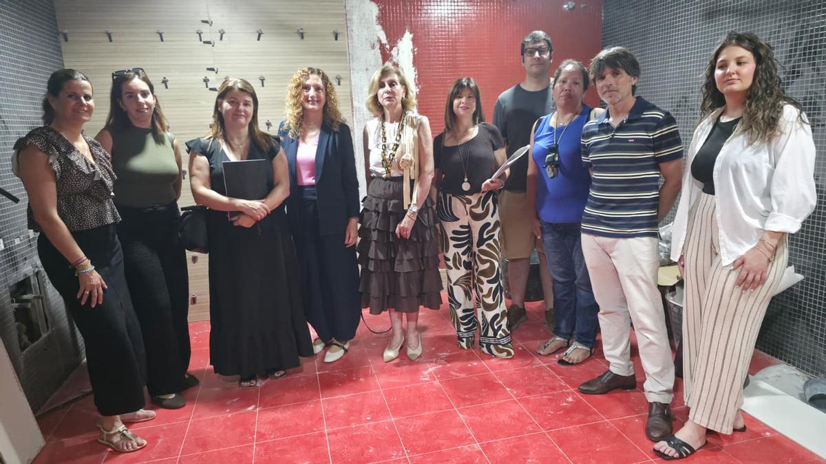 Inicio de las obras para dotar a la Cárcel Vieja de Murcia de un cambiador inclusivo.