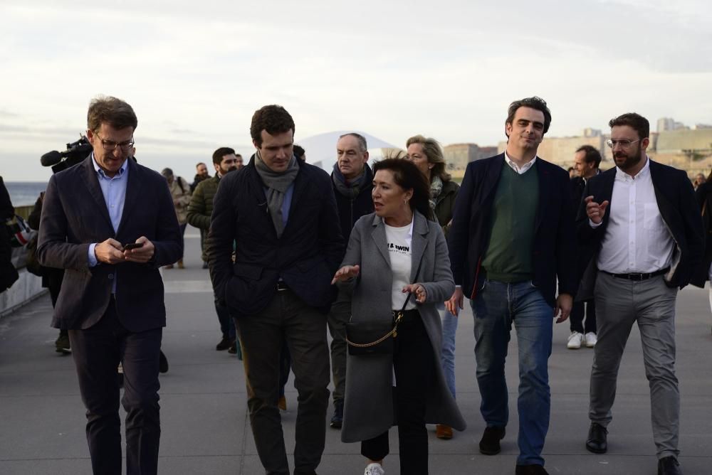 Visita de Pablo Casado a A Coruña