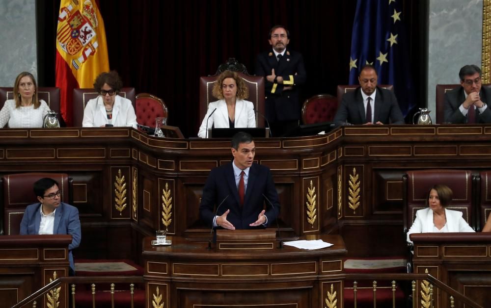 Primera jornada del debate de investidura