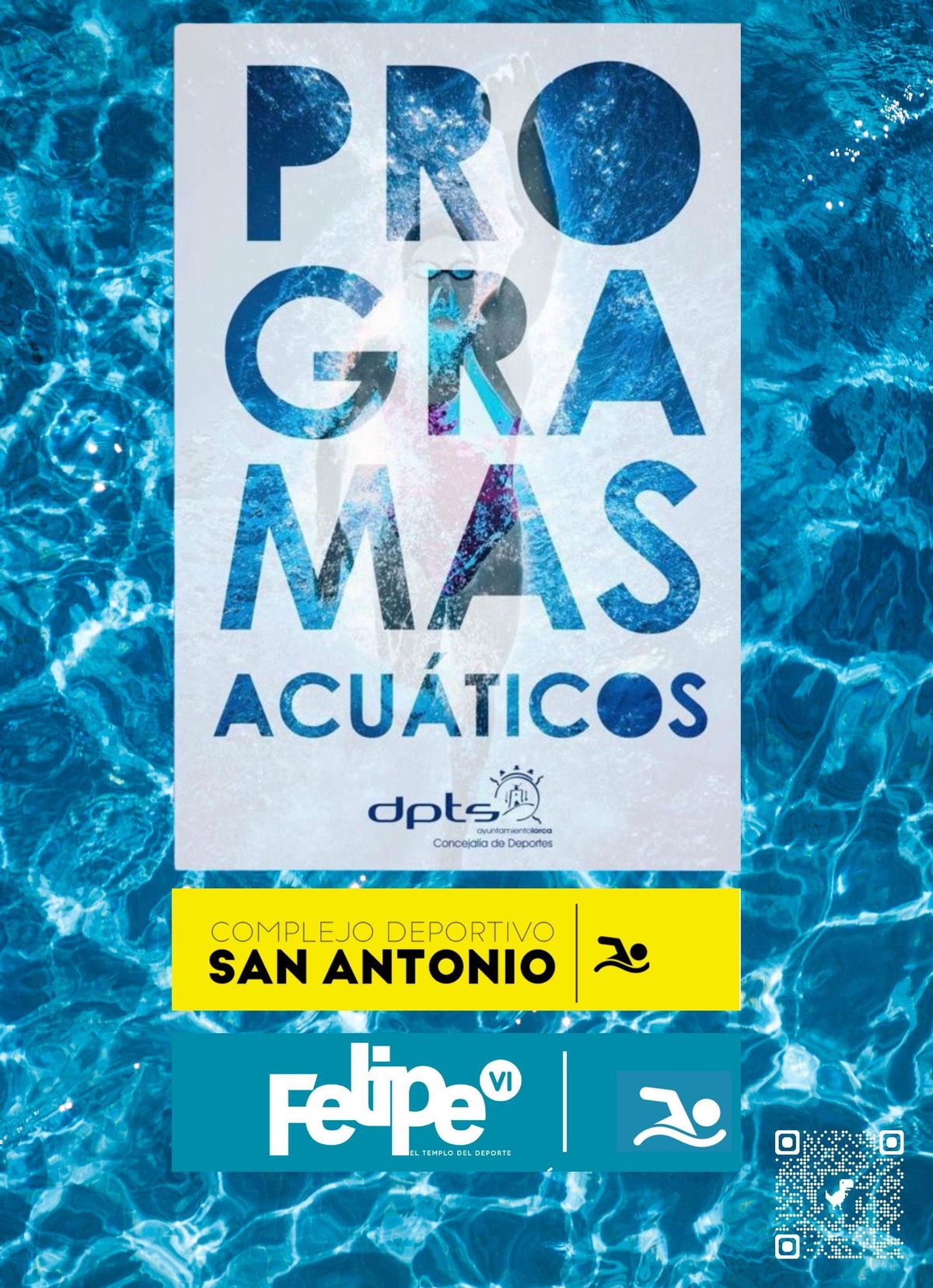 Cartel anunciador de los programas.