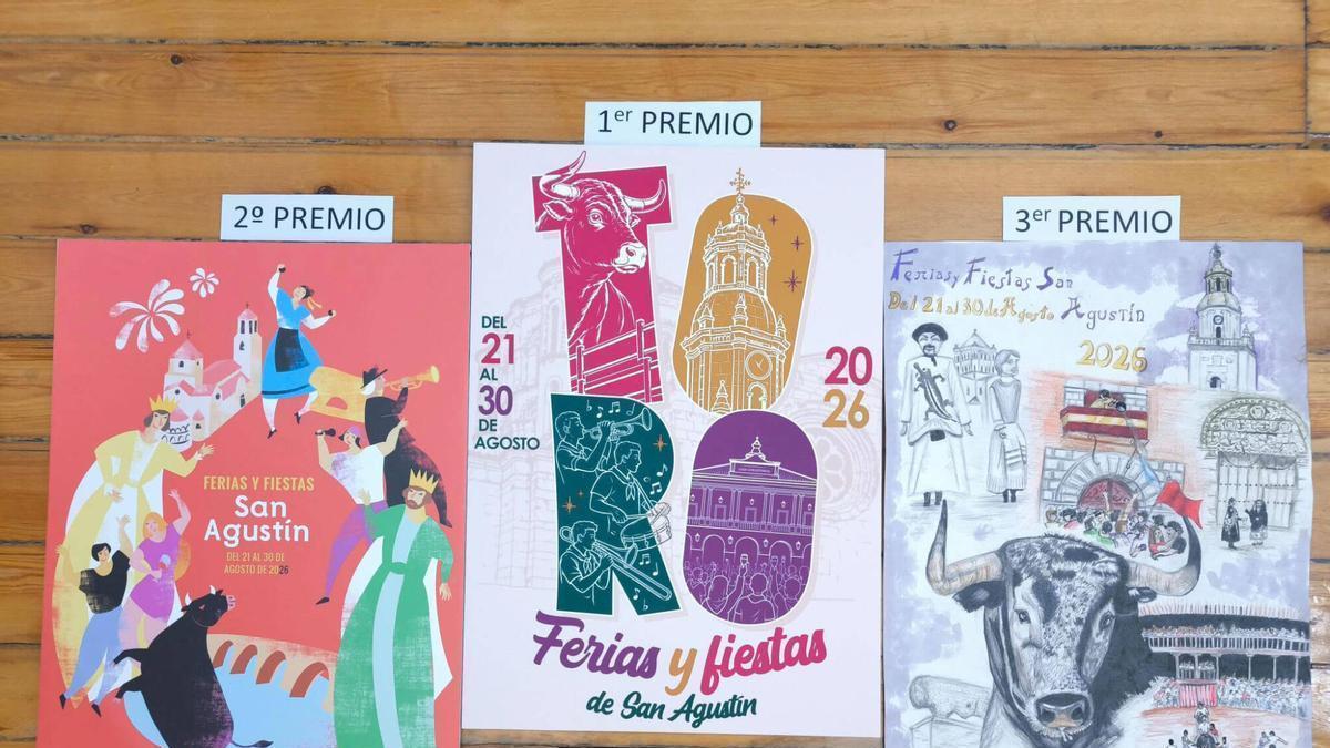 Carteles ganadores San Agustín 2026, primer premio centro.