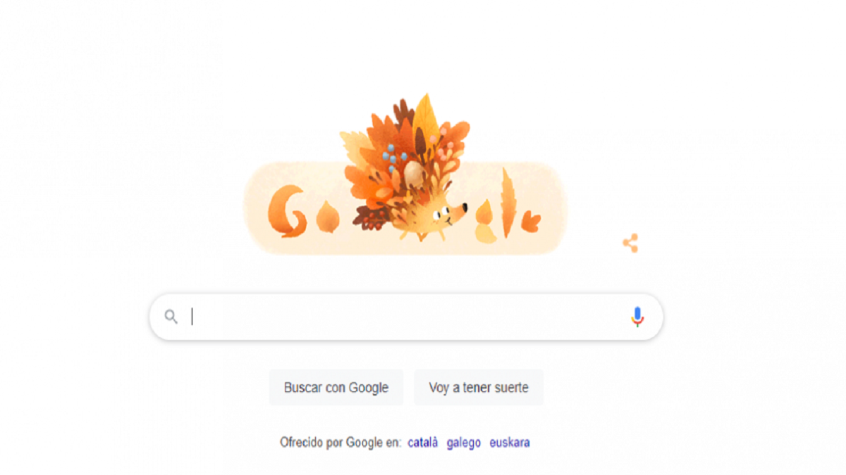 Google le da de esta manera la bienvenida al otoño con su doodle