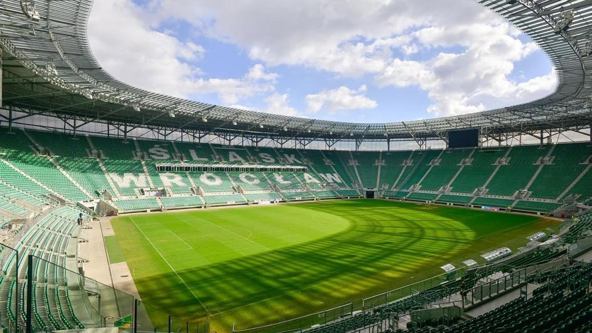 Estadio de Wroclaw, sede de la final de la Conference League