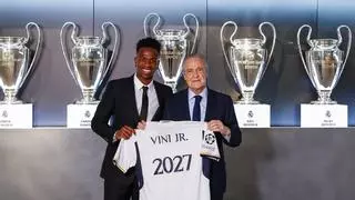 Vinicius renueva con el Real Madrid